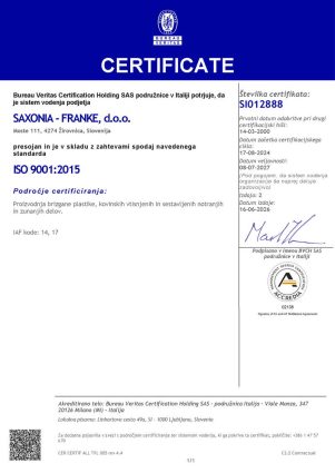 SAXONIA - FRANKE, d.o.o._SI012888_V_2_BUP_ACCREDIA_SLO_FINAL-9001-2015